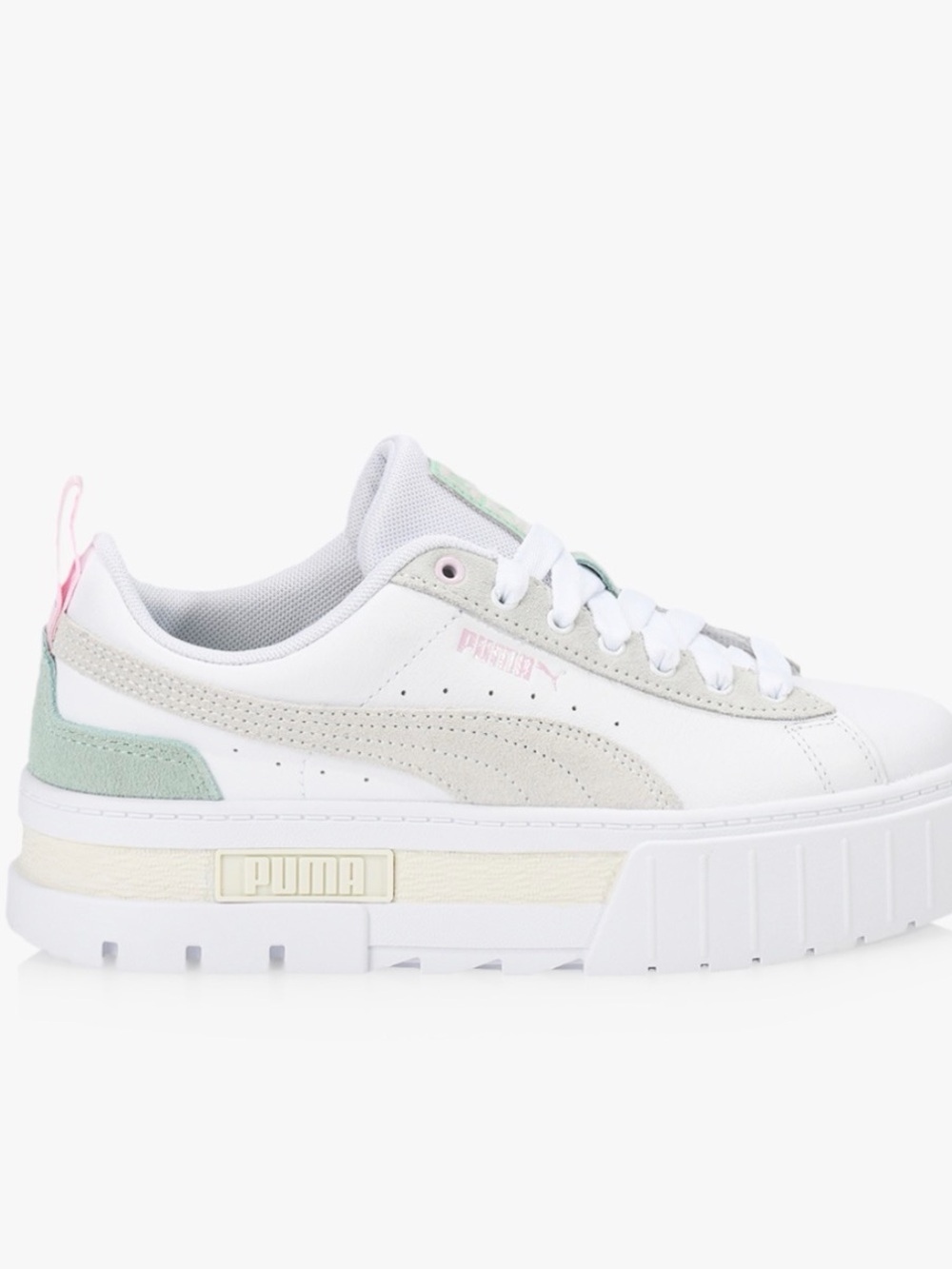 Puma White Platform Sneakers